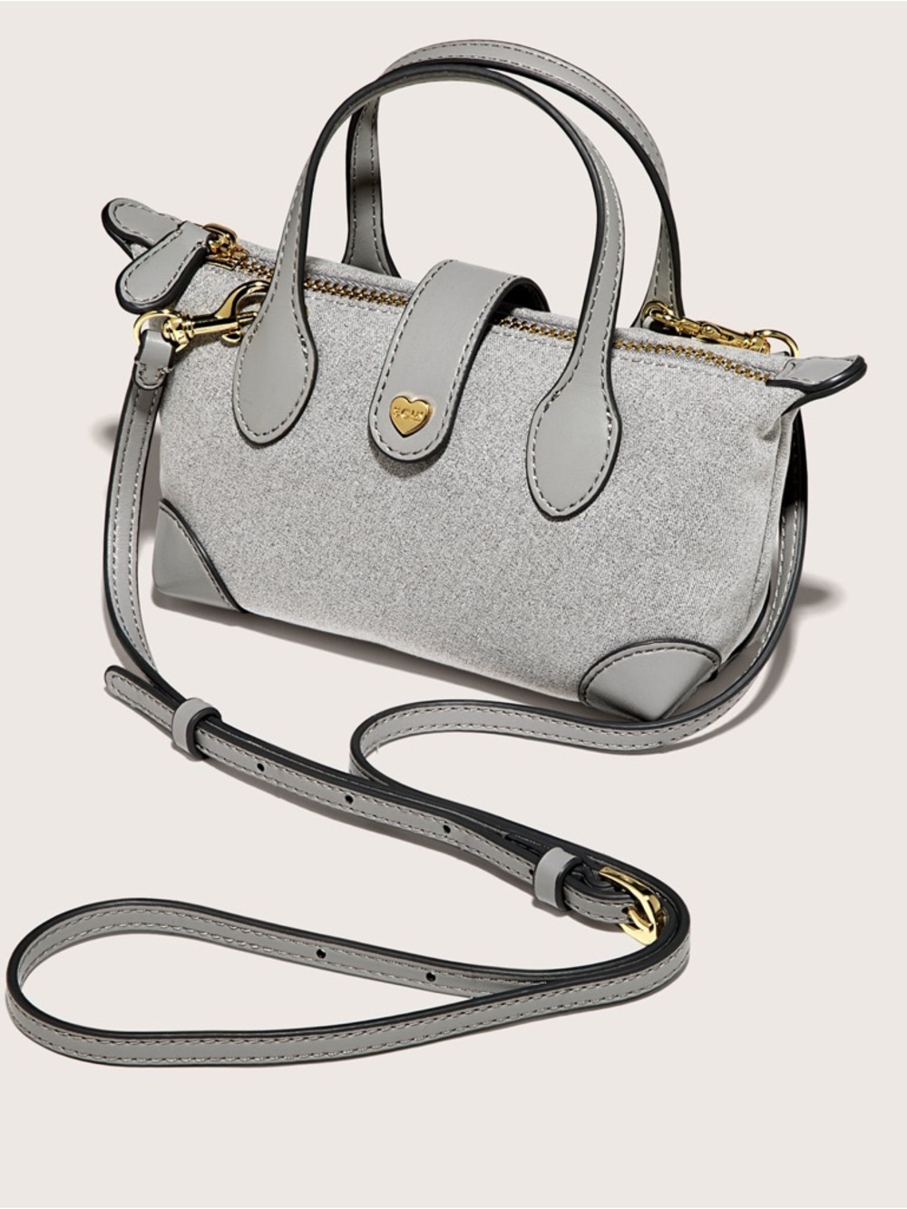 Stoney Clover Lane Pouchette Crossbody- Heather